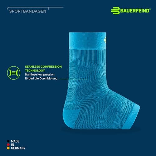 Bauerfeind Sports Compression Ankle Support, Pink, Large