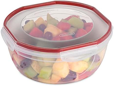 Sterilite Rocket Red Ultra Seal Latching Bowl, 4.7 Quart