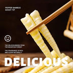 Pickled Bamboo Shoots , Fresh Mountain Pepper Crispy Tender Shredded Bamboo Shoots, Fresh Bamboo Shoots, Tender Bamboo Shoots, Crispy Bamboo Shoots, Instant Snack, Snacks & Leisure Food, Chinese Pickled Vegetables (3.1 Oz*4 Bags)