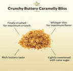 Cocoläat Feuilletine Crushed French Crêpe Dentelles | Crumbled Biscuit Crunch | Made With Real Butter | Imported from France | Resealable Stand Up Pouch | 2 lb/907 g