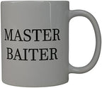 Rogue River Tactical Coffee Mug Fishing Fish Master Baiter Novelty Cup Great Gift Idea For Men Him Dad Grandpa Fisherman (Master)