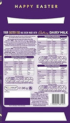 Cadbury Dairy Milk Chocolate and Caramel Easter Egg, 245g