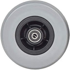 AlveyTech 6"x2" Front and Rear Caster Wheel for the Quantum Q6 Edge & Q6000Z Power Chairs - Replacement Wheels with Gray Ribbed Solid Tires, 638-2RS Bearings, Right or Left (WHLASMB2130 / TAGC2130)