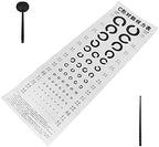 iplusmile 3sets Wall Eye Chart Occluder Chart for Accurate Eye Exams Schools and Clinics to Range Easy to Printing