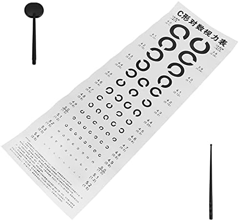 iplusmile 3sets Wall Eye Chart Occluder Chart for Accurate Eye Exams Schools and Clinics to Range Easy to Printing
