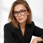 2SeeLife Large Round TR-90 Reading Glasses for Men & Women – Medium-Large Fit, Durable, Spring Hinges, Blue Light Readers, Brown Tortoise, +3.00
