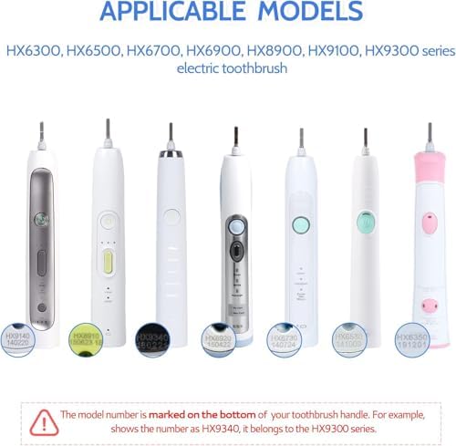 Electric Toothbrush Metal Shaft/Link Rod Replacement Parts Compatible with Philips HX9340 HX9350 HX6340 HX6530 HX6710 HX6920 HX9140 HX8910, Shaft Connector Block with Waterproof Rubber Seal