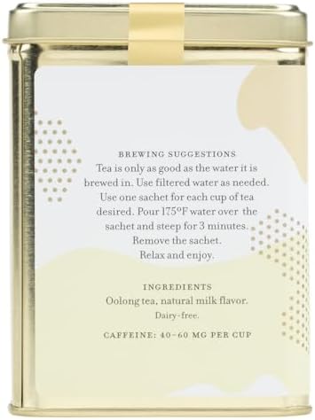 Harney & Sons Milky Oolong Tea, Tin of 20 Sachets