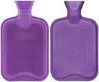 HomeTop Premium Classic Rubber Hot Water Bottle (Purple)