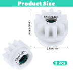 2 Pcs Spin Mop Replacement Parts, Pedal Bearing Replacement for Ocedar Mop Bucket One Way Clutch Gear Sprockets Repair Compatible with Most Rotation Mops Bucket on The Market