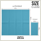 Turquoise Dinner Napkins Disposable 8" x 4" Folded - 40 Pcs 2 Ply Turquoise Napkins Disposable Paper Guest Towels for Bathrooms, Dinners, Everyday Parties & Party Supplies