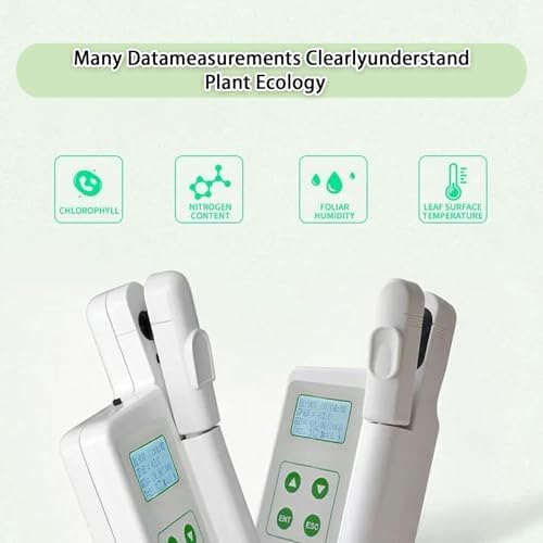 Portable Chlorophyll Meter,Handheld Chlorophyll Analyzer,LCD Display,250g,2g Sd Card Storage,for Agriculture,Research,Gardening,with Suitcase