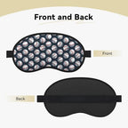 Baseball Softball Ball 2 Print Sleep Mask, Eye Mask for Sleeping with Elastic Strap Soft Blackout Travel Eye Cover Zero Pressure Night Blindfold for Women Men
