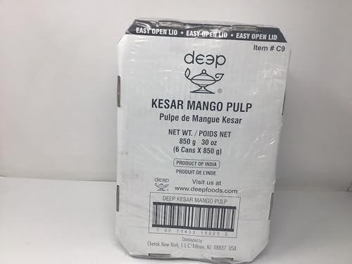 DEEP KESAR MANGO PULP (6 CANS)