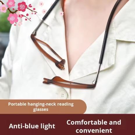 Blue Light Blocking Reading Glasses – Foldable Design for Men & Women with 2 Free Gifts (Extra Glasses & Case)