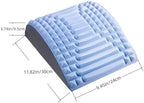 Refresh Neck and Back Stretcher for Sciatica Pain Relief Devices,Back Stretcher for Lower Back Pain Relief in Office,Acemend Smooth Spine Alignment,Neck Traction Pillow for Neck Pain Relief(Blue)