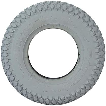 AlveyTech 200x50 Pneumatic Mobility Tire with Diamond Knobby C968 Tread for Heartway Gypsy Scooter (P33) - Replacement Tires for Power Chair and Scooters (TAG111001)