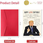 Funny 60th Birthday Card, Naughty 60th Birthday Gifts Cards for Men Women, Great 60 Year Old Birthday Gifts for Him Her, Unique 60th Bday Decorations Ideas