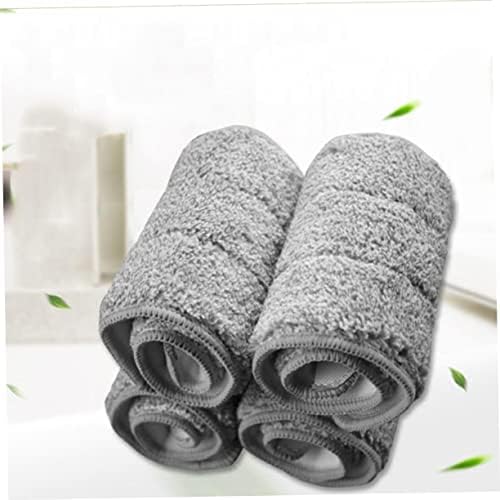 Beaupretty 5pcs Absorbent Microfiber Mop Head Replacement Mop Head Cloth for Floor Cleaning Tool