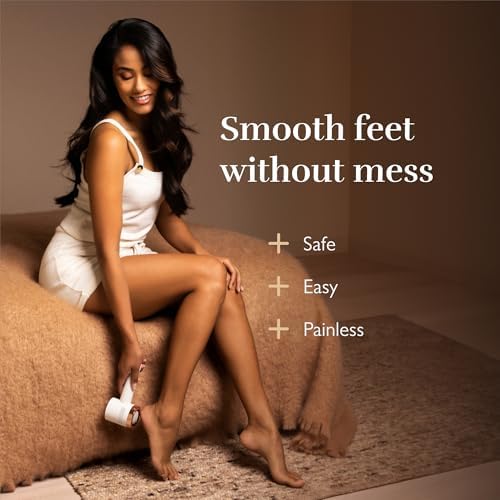 Silk'n Electric Callus Remover for Feet, Mess-Free Vacuum Foot File, Rechargeable Pedicure Tool with 3 Grinding Discs & 2 Speeds, Removes Dead Skin, Cracked Heels & Hard Calluses, USB-C