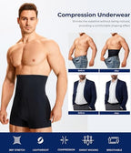 TAILONG Men Tummy Control Shorts High Waist Slimming Underwear Body Shaper Seamless Belly Girdle Boxer Briefs