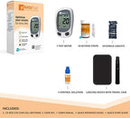 KetoTrak Blood Ketone Testing Kit, 1 Meter, 10 Ketone Strips, 1 Lancing Device, 10 Lancets, Optimize Your Result for Keto Diet by KetoTrak