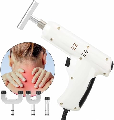 Electric Spine Chiropractor, Chiropractic Adjusting Tool Massage Machine Portable Massager for Men Women Adjust Vertebration and Thoracic Scoliosis