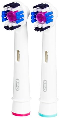 Oral-B 3D White Replacement Electric Toothbrush Heads Refills, 2 Pack