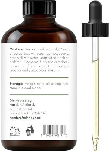 Handcraft Blends Citronella Essential Oil – Huge 4 Fl Oz – 100% Pure and Natural – Premium Grade Essential Oil for Diffuser and Aromatherapy, Skin, Massage, Candle and Soap Making Fragrance
