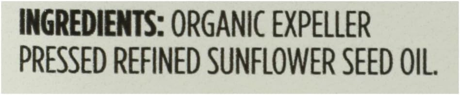 365 by Whole Foods Market, Organic Sunflower Seed Oil, 16.9 Fl Oz