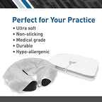 BodyMed Disposable Face Cradle Covers - 1 Pack of 100 Sheets - Medical-Grade, Ultra Soft, Luxurious, Non-Sticking Massage Face Covers/Headrest Covers for Massage Tables & Massage Chairs
