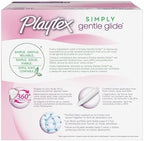 Playtex Simply Gentle Glide Tampons, Ultra Absorbency, Fragrance-Free - 36ct