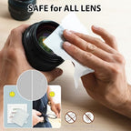 200 Count Lens Wipes for Eyeglasses, Eye Glasses Cleaner Wipes Pre-moistened Individually Wrapped Sracth-Free Streak-Free Eyeglasses Cleaning for Sunglass, Camera Lens, Goggles