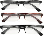 Foster Grant mens Pete Rectangular Reading Glasses