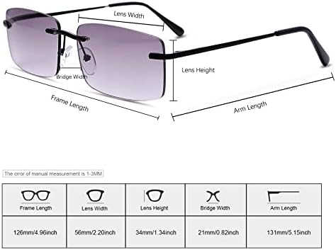 YIMI Full Lens Reading Glasses for Men Women Spring Hinge Anti Blue Light UV400 Protection Sun Readers Shades Tinted Glasses