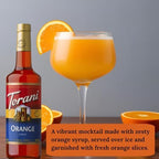 Jimoco® Syrup Pump Dispenser + Torani® Orange Syrup, 25.4 oz - Coffee Syrup Pump & Flavoring Bundle
