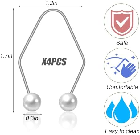 Vodolo Dimple Maker for Cheeks,4 PCS Dimple Maker for Face,White