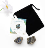 GolbalJew Labradorite Natural Raw Crystals 2PCS Healing Crystal Stones 1.2-2.0” Reiki Healing Gemstones for Meditation Chakra Balance Home Decor
