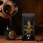 Death Wish Coffee, Valhalla Java Odinforce Blend Whole Bean, USDA Organic and Fair Trade, 12 oz (Pack of 1)