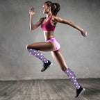 QUXIANG Copper Compression Socks for Women & Men Circulation (8 Pairs) - Best for Running Athletic Cycling - 15-20 mmHg
