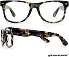 grinderPUNCH Designer Reading Glasses | Blue Light Blocking Readers for Women and Men | Stylish Readers for Enhanced Vision