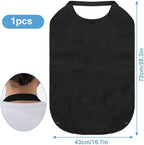 Double Layer Stretchable Adult Bibs, Reusable Waterproof Washable Clothing Protector, Feeding Bib for Men Women