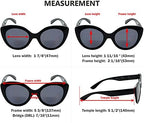 Eyekepper 4-pack Bifocal Reading Glasses for Women - Oval Round Bifocal Readers