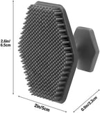 3 Pack Silicone Face Scrubber for Men, Emptycolor Beard Scrubber for Men, Exfoliating Brush Face Wash Tools, Facial Silicone Scrubber for Men’s Skincare & Beard Care