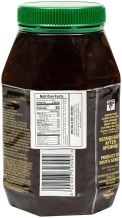 Mrs Balls HOT Chutney 1.1kg Wide Mouth Plastic Jar Imported from South Africa