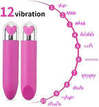 10 Modes Quiet Waterproof Bullet Massage Rod Powerful Handheld Electric Bullet Tool Personal Body Relaxation Gift for Woman Men,Portable Massage Ball Female Toys Pocket Travel Size BFDEG2 (Purple1)