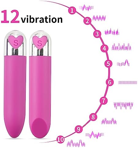 10 Modes Quiet Waterproof Bullet Massage Rod Powerful Handheld Electric Bullet Tool Personal Body Relaxation Gift for Woman Men,Portable Massage Ball Female Toys Pocket Travel Size BFDEG2 (Purple1)