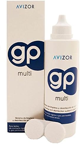 Avizor GP Multi Contact Lens Solution for Rigid and Gas- Permeable Contact Lenses (240Ml)