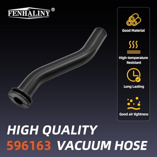 Vacuum Hose 596163 Compatible with Select Small Gasoline Engines Replacement Part 593998 797408-2 Pcs