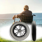 12 Inch Inflatable Wheelchair Rear Wheel, 310x50-203 Replacement Rubber Tire, Electric Wheelchair Wheel Accessories